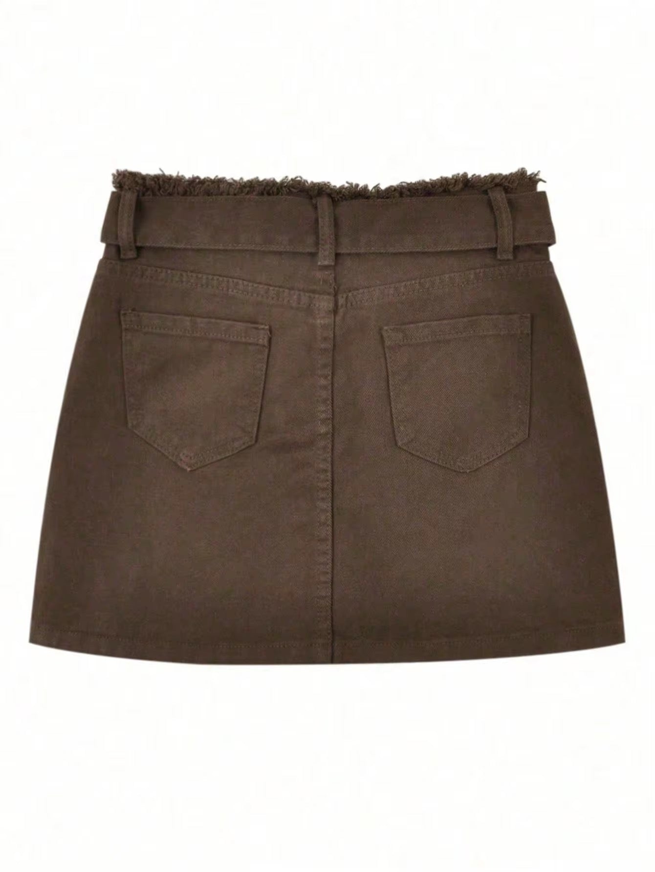 Women's vintage denim skirt