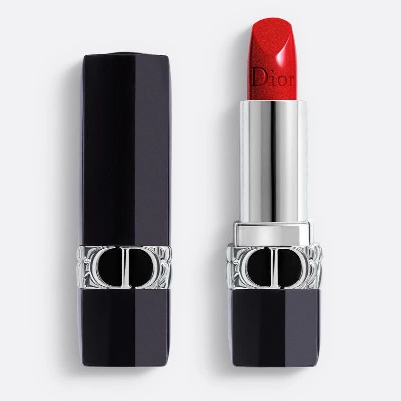 Lipstick Dior Rouge 16 H Comfort 999 Metallic