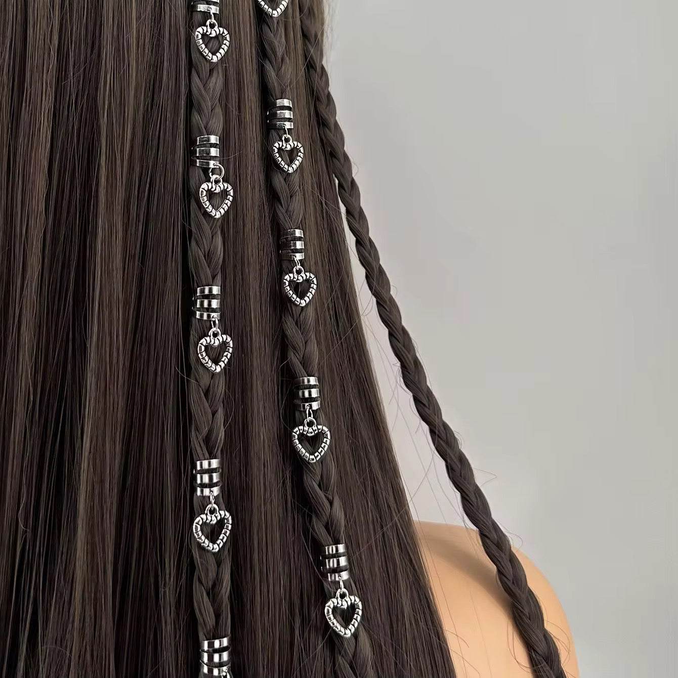 Gold /silver geometric hair clips