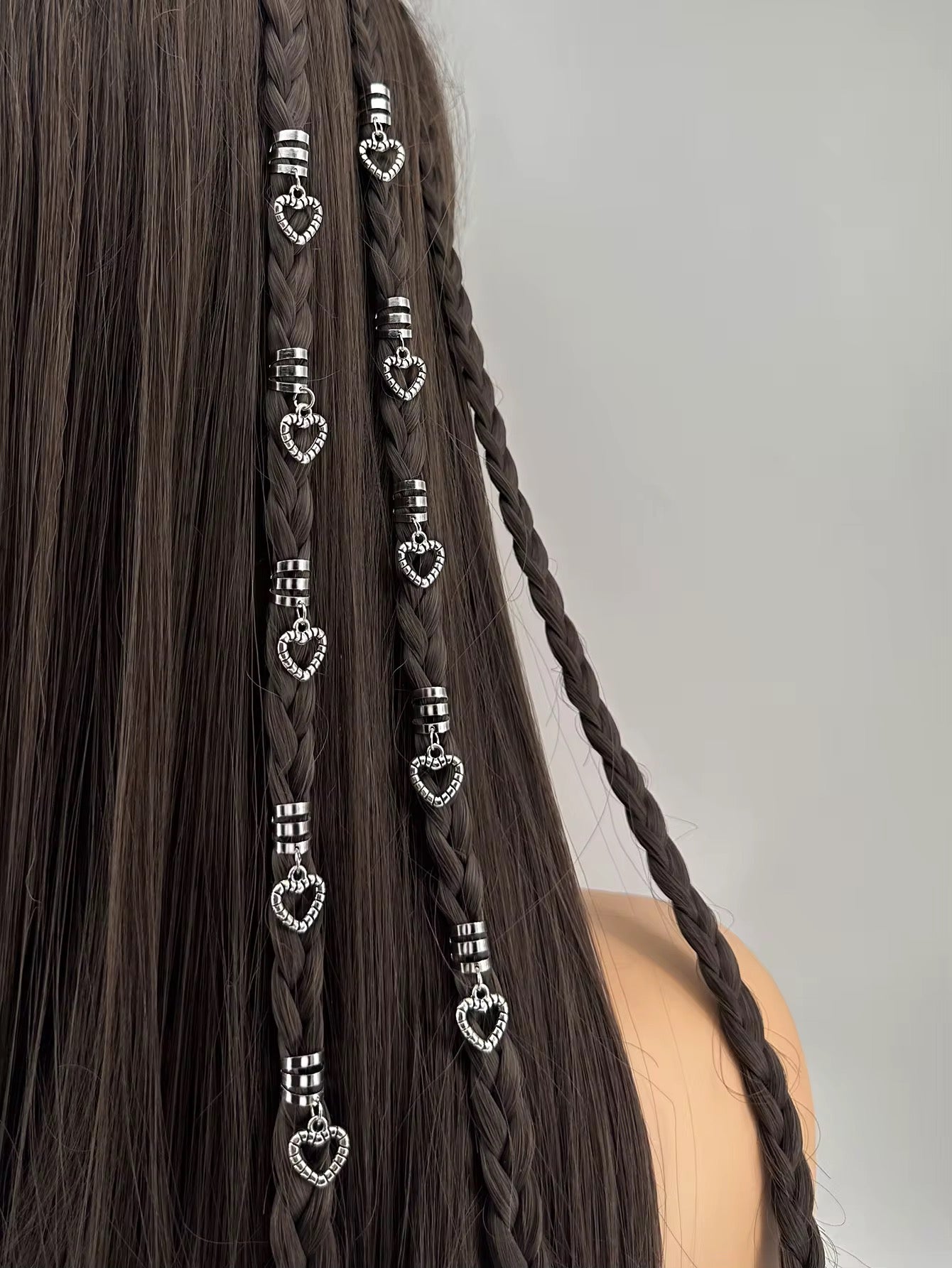 Gold /silver geometric hair clips