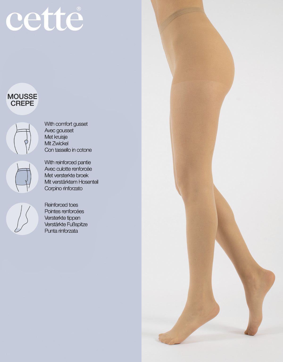 OTTAWA - HIGH WAIST SHAPING WOMEN’S TIGHTS 20 DEN