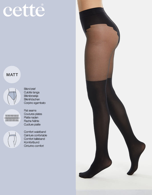 ILLUSION - MOCK SUSPENDER TIGHTS 20 - 60 DEN women's tights