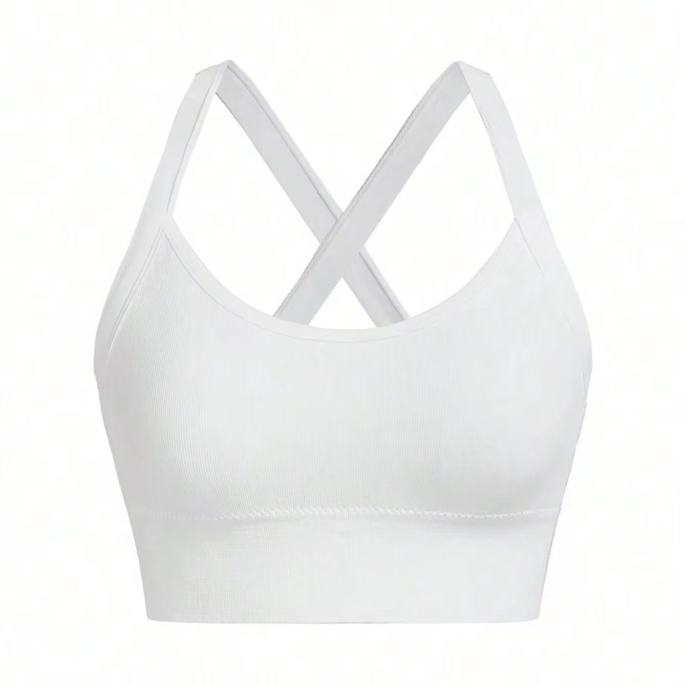 Women’s highly elastic seamless backless sports bra