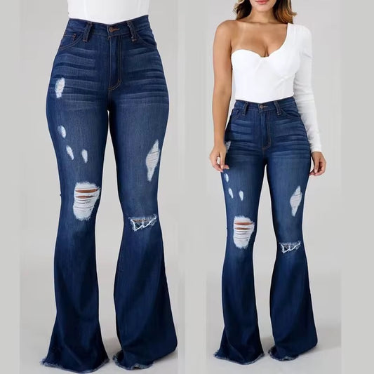 Women's fit loose jeans