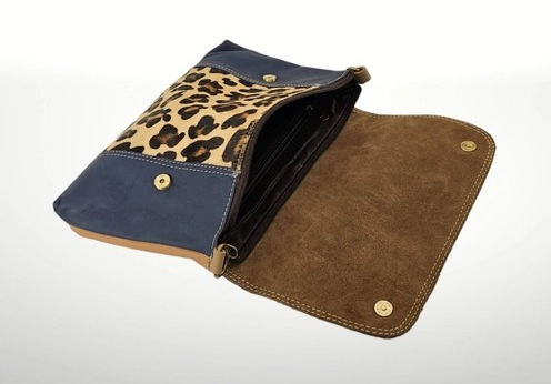 Women's  Cowhide Leather Shoulder Bag -model  Sonia