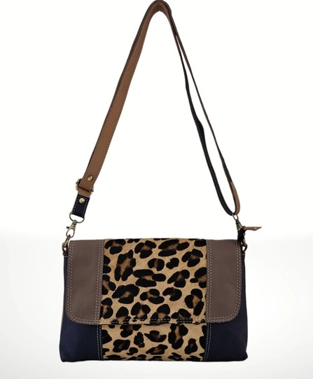 Women's  Cowhide Leather Shoulder Bag -model  Sonia